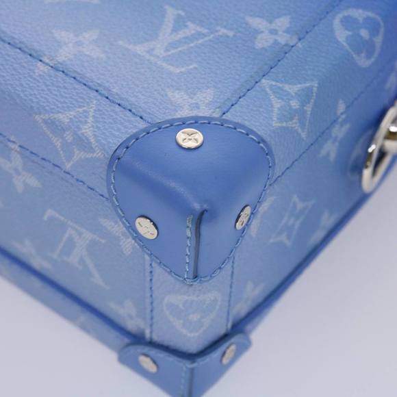 LOUIS VUITTON Monogram Clouds Soft Trunk Shoulder Bag Blue M45430 LV Auth 46350A - Picture 15 of 16
